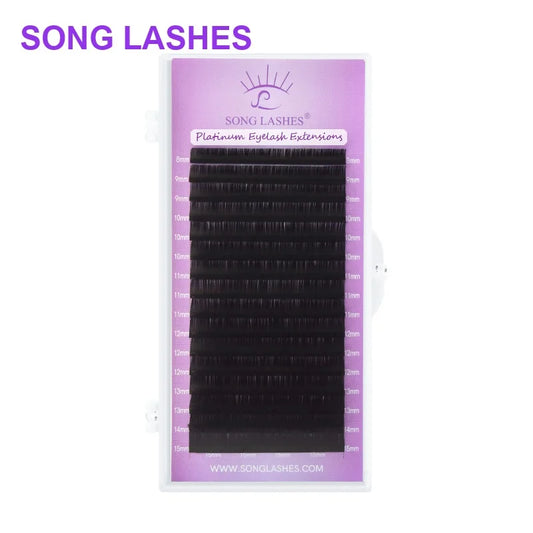 SONG LASHES 16 Row Classics False Eyelashes Extension Pure Dark Black Lashes B/C/D/CC High Quality Makeup Tools